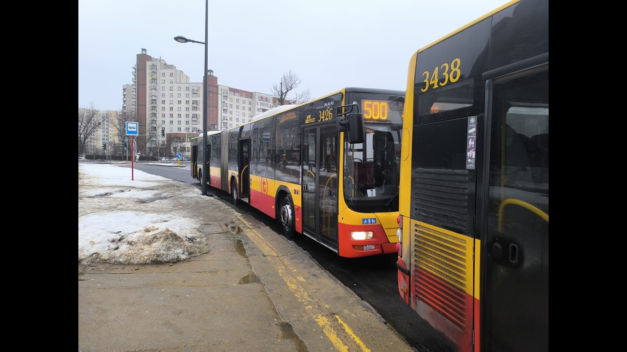 MAN NG363 Lion's City G A23 przejazd na linii 500 (I)