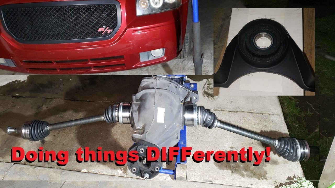 How to change carrier bearing and rear CV axles on 2006 Dodge Magnum
