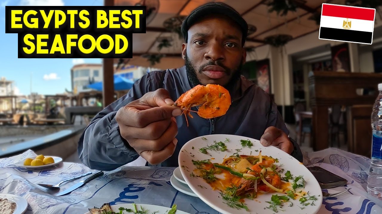 I Found The BEST SEAFOOD In This Little Egyptian City 🇪🇬