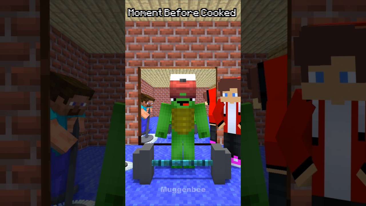 Maizen Mikey Vs Herobrine Cleaning - Minecraft Animation