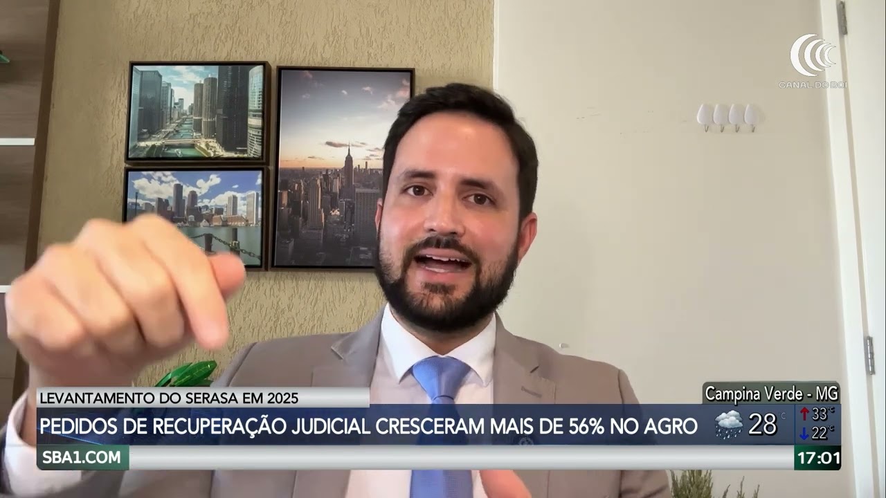 Pedidos de recuperação judicial cresceram mais de 56% no agronegócio