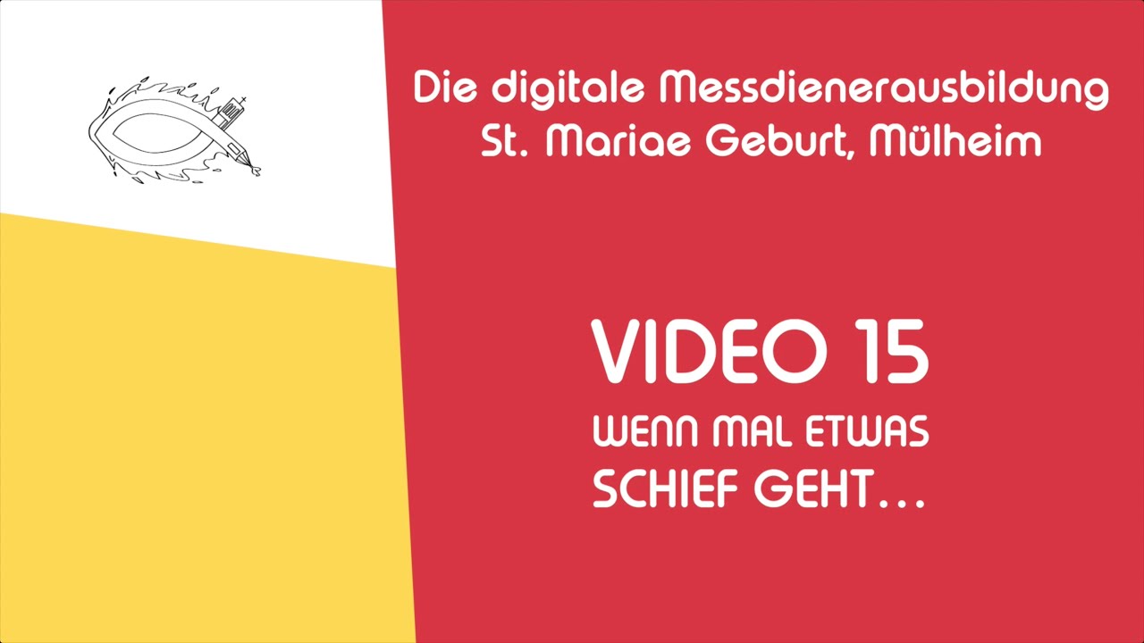 EXTRA: ALLES LÄUFT SCHIEF!! Was nun? | Messdienerausbildung Video 15