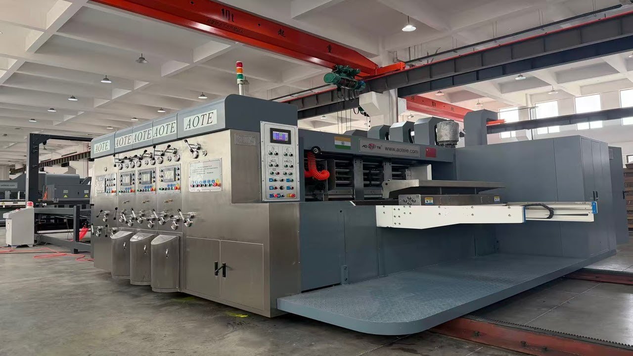 AOTE,Model ATFG-I Flexo Printer Slotter – Export to West Bengal, India