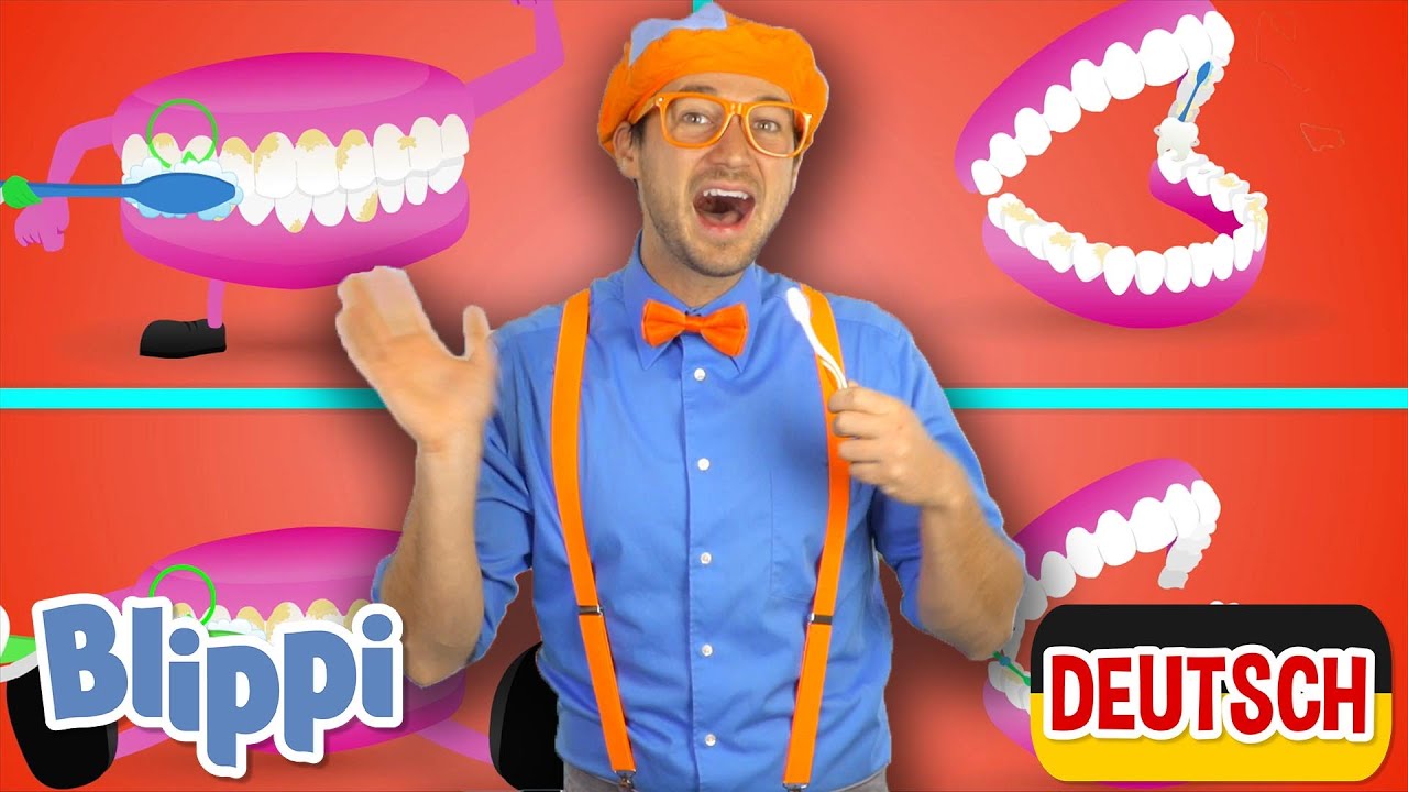 Zahnputz-Song von Blippi | Blippi Deutsch - | Abenteuer und Videos für Kinder