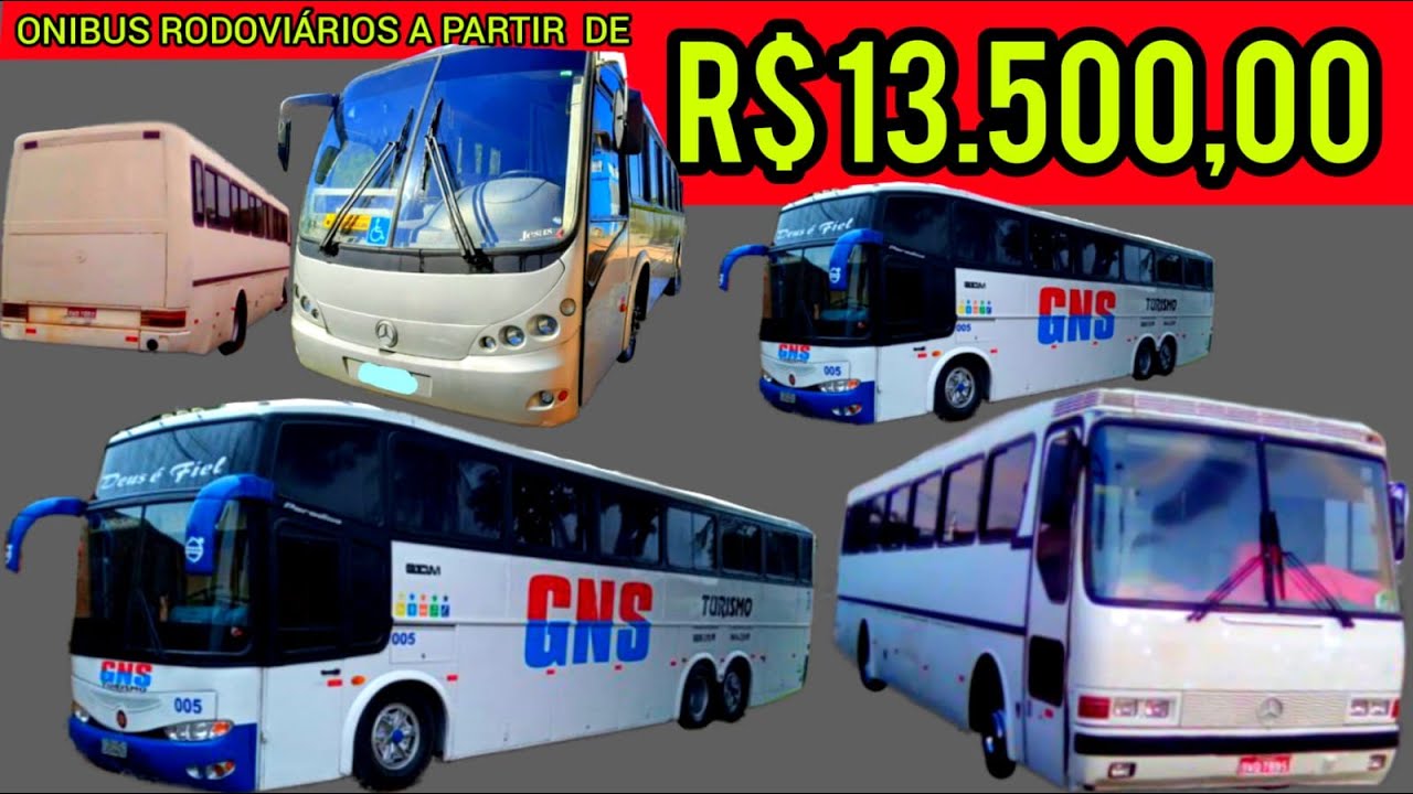 ÔNIBUS RODOVIÁRIO A PARTIR DE R$ 13 500,00 A VENDA