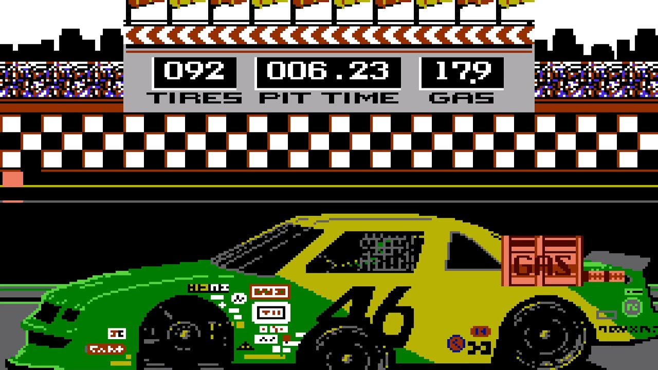 Days of Thunder NES (Unreleased Version) Gameplay