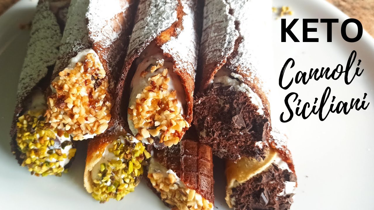 Only 3 ingredients! Keto Cannoli Siciliani Cream Recipe #keto #lowcarb #cannoli #glutenfree