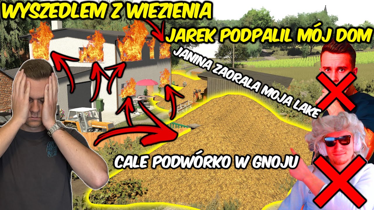 JAREK PODPALIŁ MÓJ DOM 🔥😭CAŁE PODWÓRKO W GNOJU😭WYSZEDŁEM Z WIĘZIENIA | MPG |