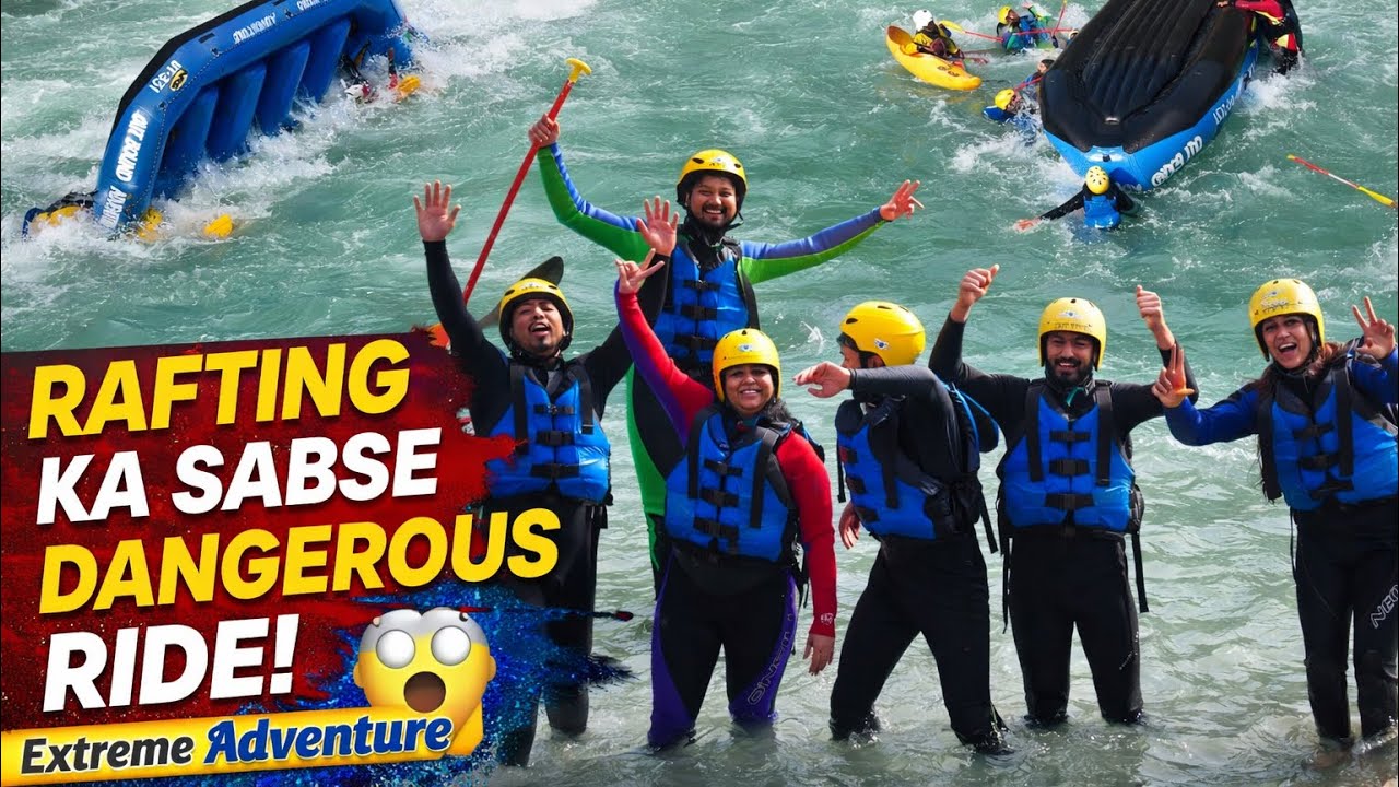 Fast River, Big Waves & Full Masti 💦 | Rafting Vlog