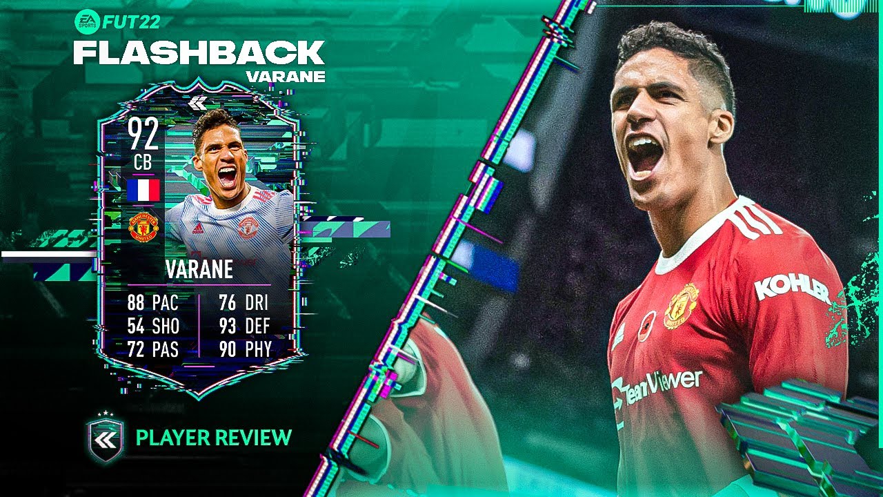 IS HE WORTH THAT MUCH?! 92 FLASHBACK VARANE PLAYER REVIEW - FIFA 22 ULTIMATE TEAM