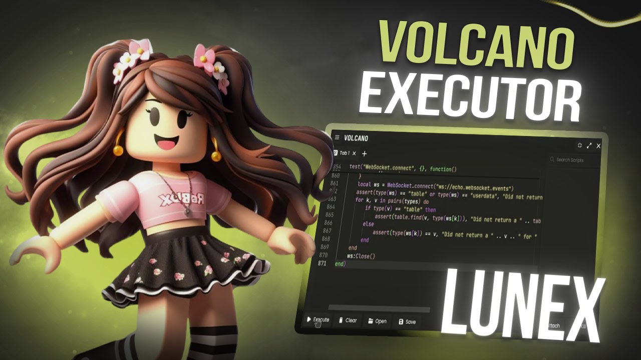 Volcano Executor [Menu] | Roblox Executor [Free 2025] | Volcano Executor x Roblox Executor