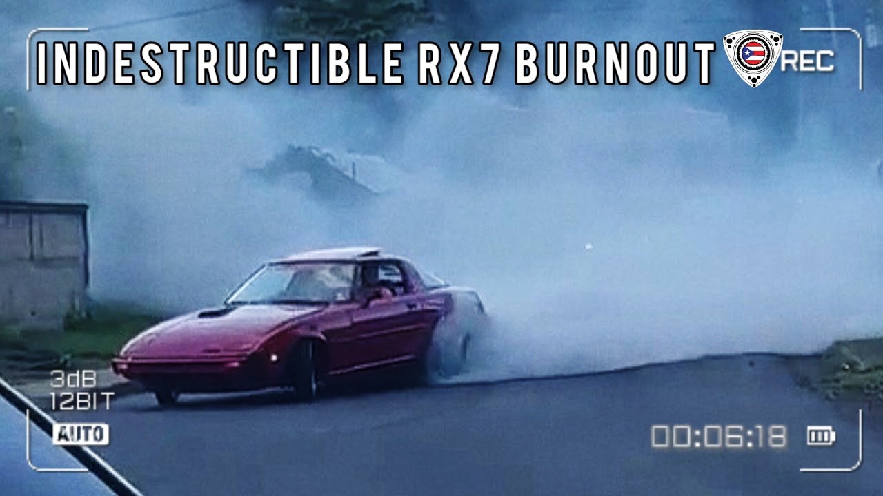 Rotativo indestructible RX7 Burnout en Puerto Rico ( Rotary Power )
