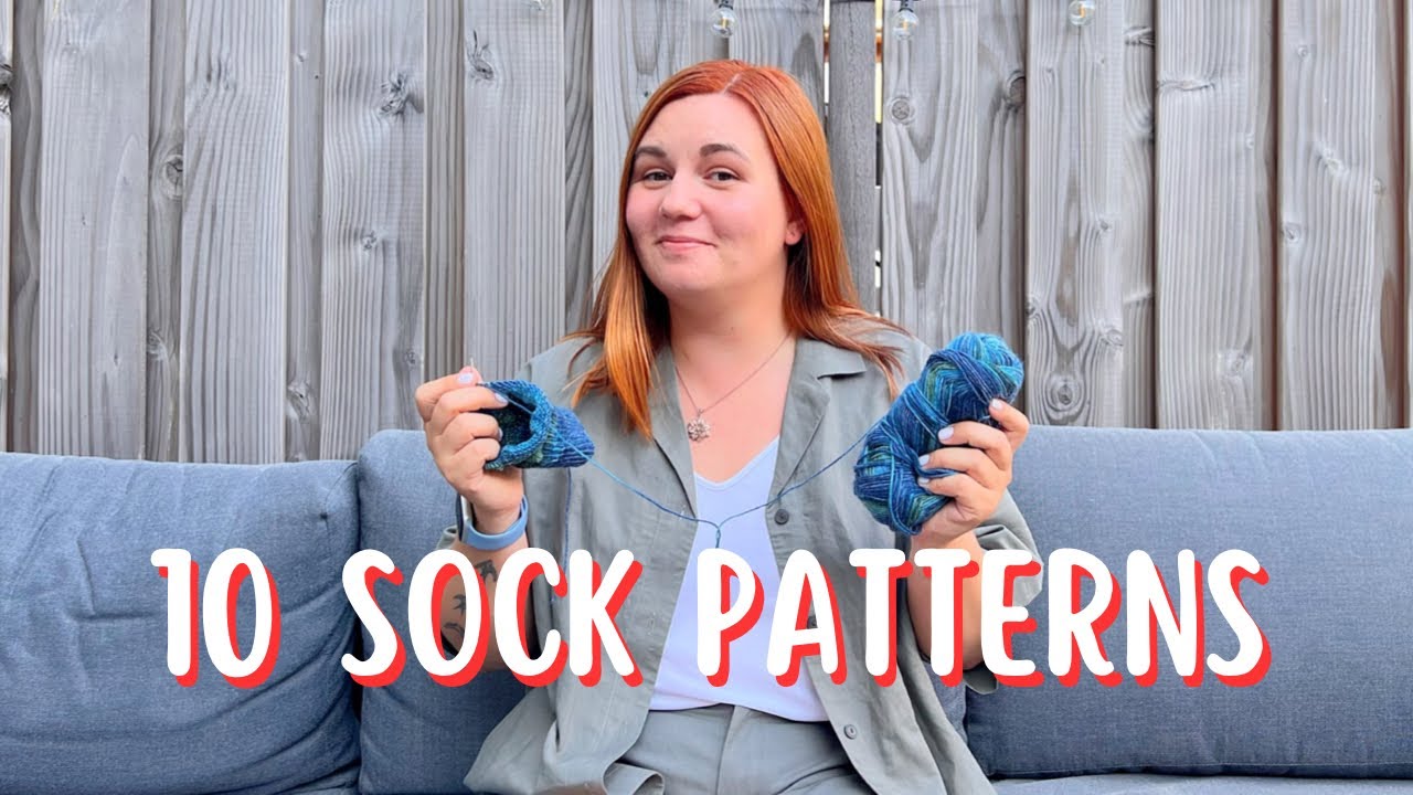 10 Amazing Sock Patterns for Knitters and Crocheters