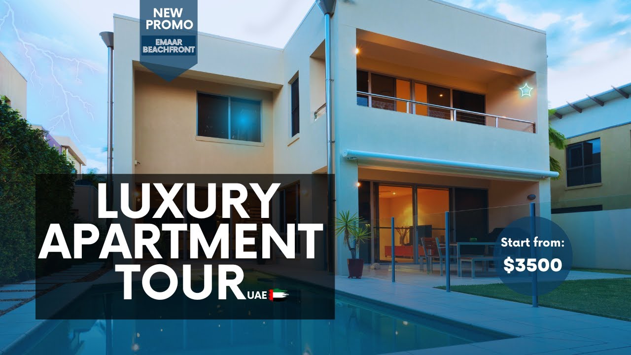 Emaar Beachfront $3500 Apartment Tour | Private Beach Included
