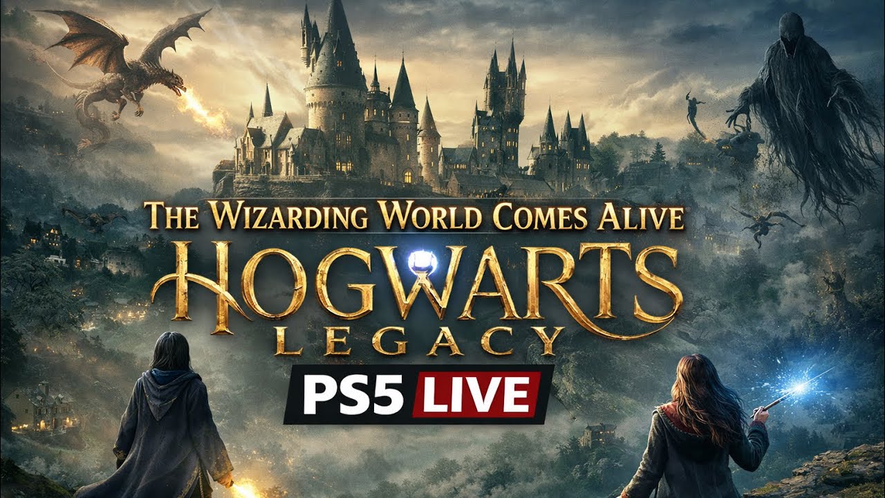 The Wizarding World Comes Alive 🔴 | Hogwarts Legacy PS5 LIVE #ps5live #hogwartslegacy #gaminglive 