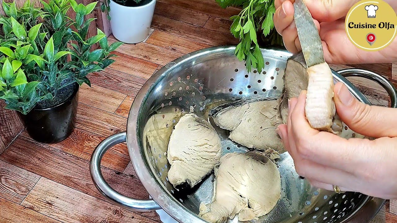 طريقة تصبير التن في المنزل