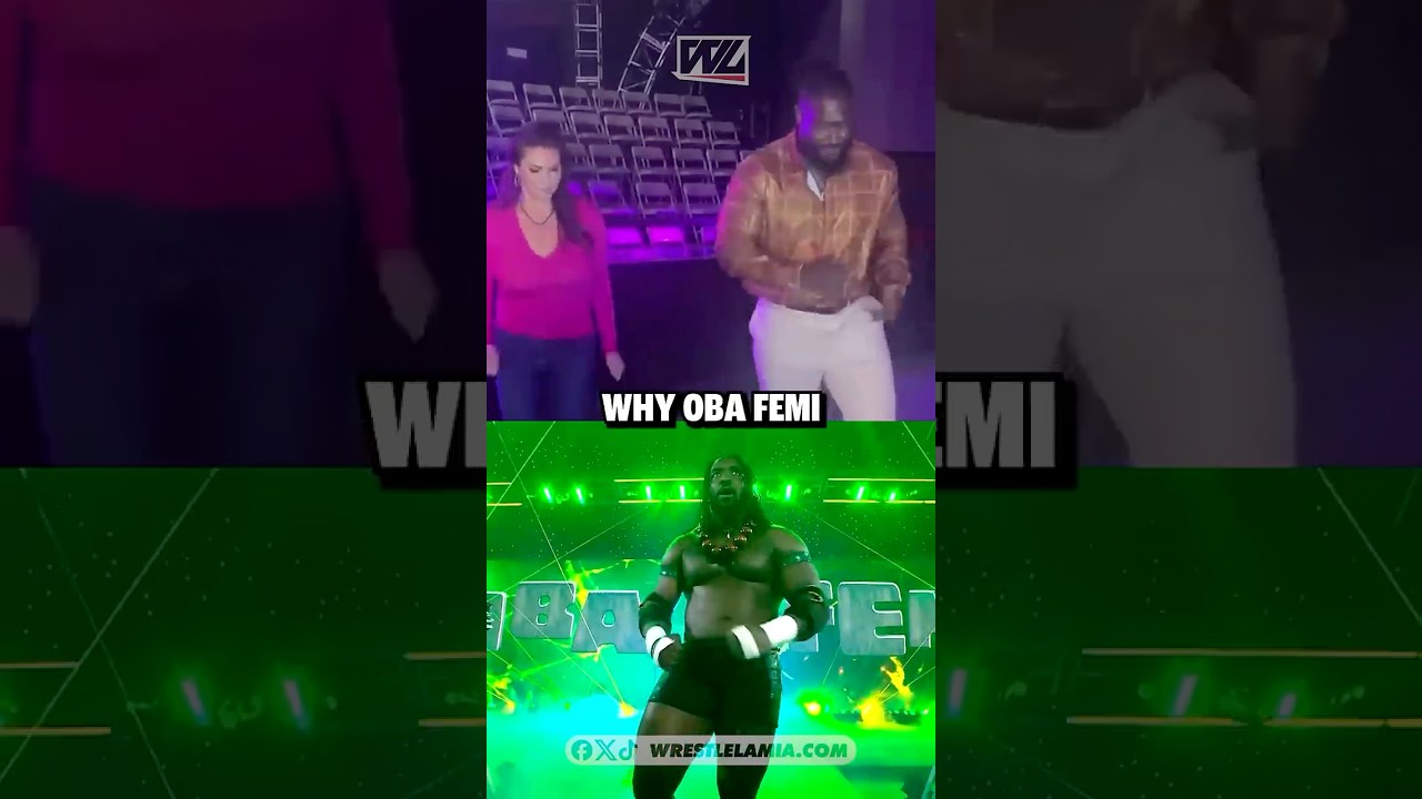 Почему Оба Феми так гордо вышагивает при выходе на ринг в WWE?