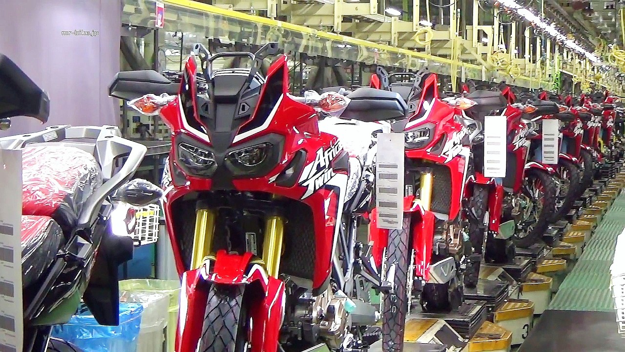 Honda Africa Twin Production in Japan | Full Factory Assembly