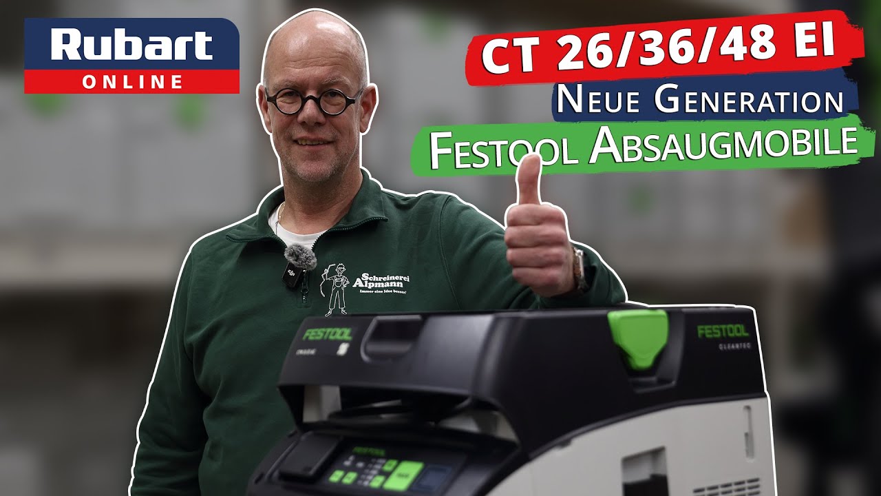 Festool Absaugmobile CT 26/36/48 EI – die neue Sauger-Generation
