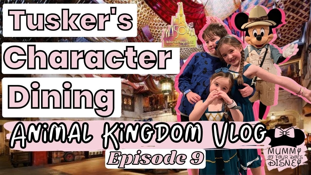 Animal Kingdom 🌳 Tuskers Character Dining 🍴 Shopping at Disney Springs 🛍 Disney World Vlog Episode 9