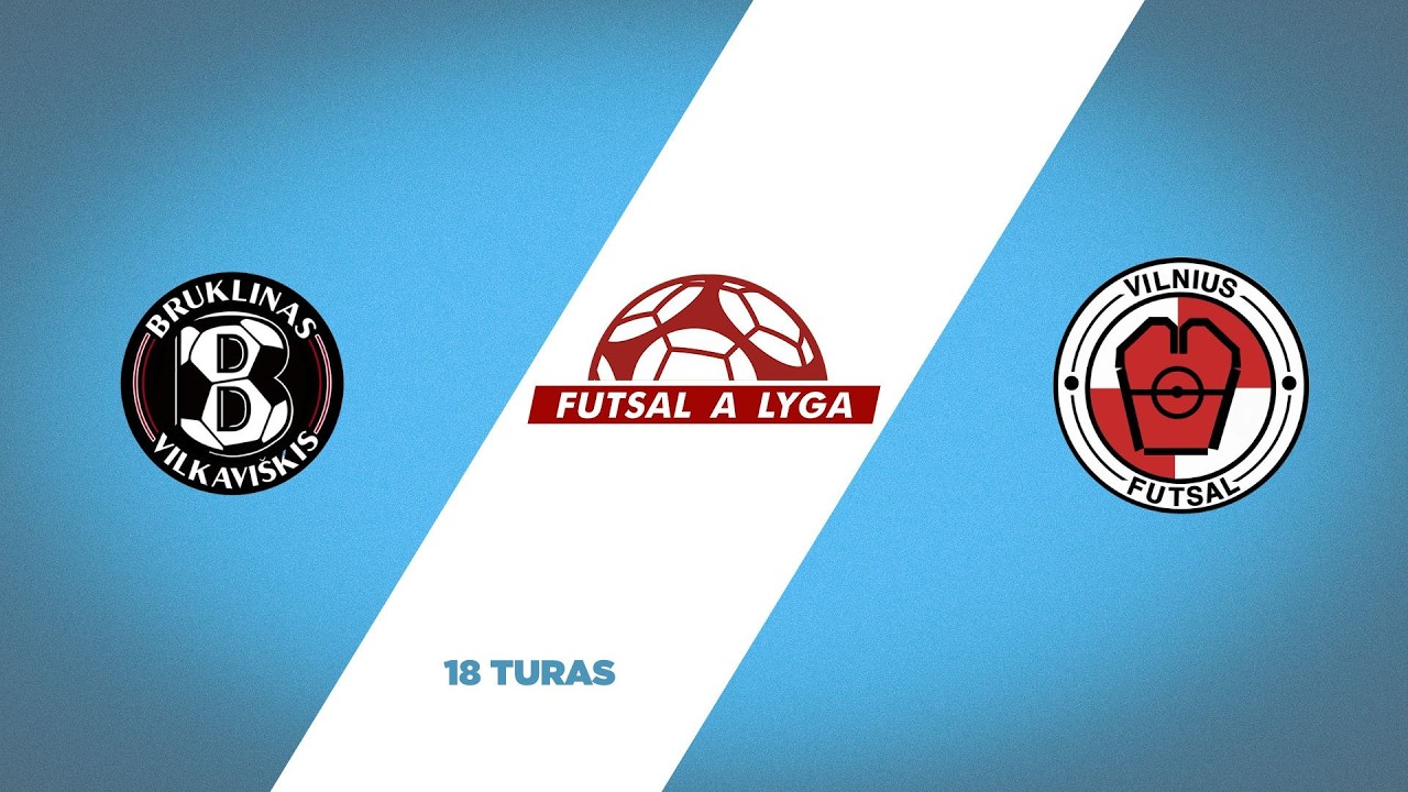 Futsal A lyga. 18 turas: FK Bruklinas - Vilnius futsal (2026-02-14)
