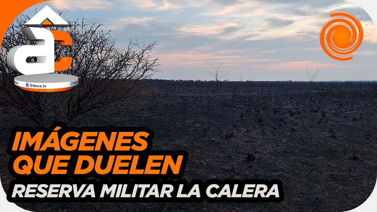 Arrasada por el INCENDIO: así quedó la reserva militar de La Calera