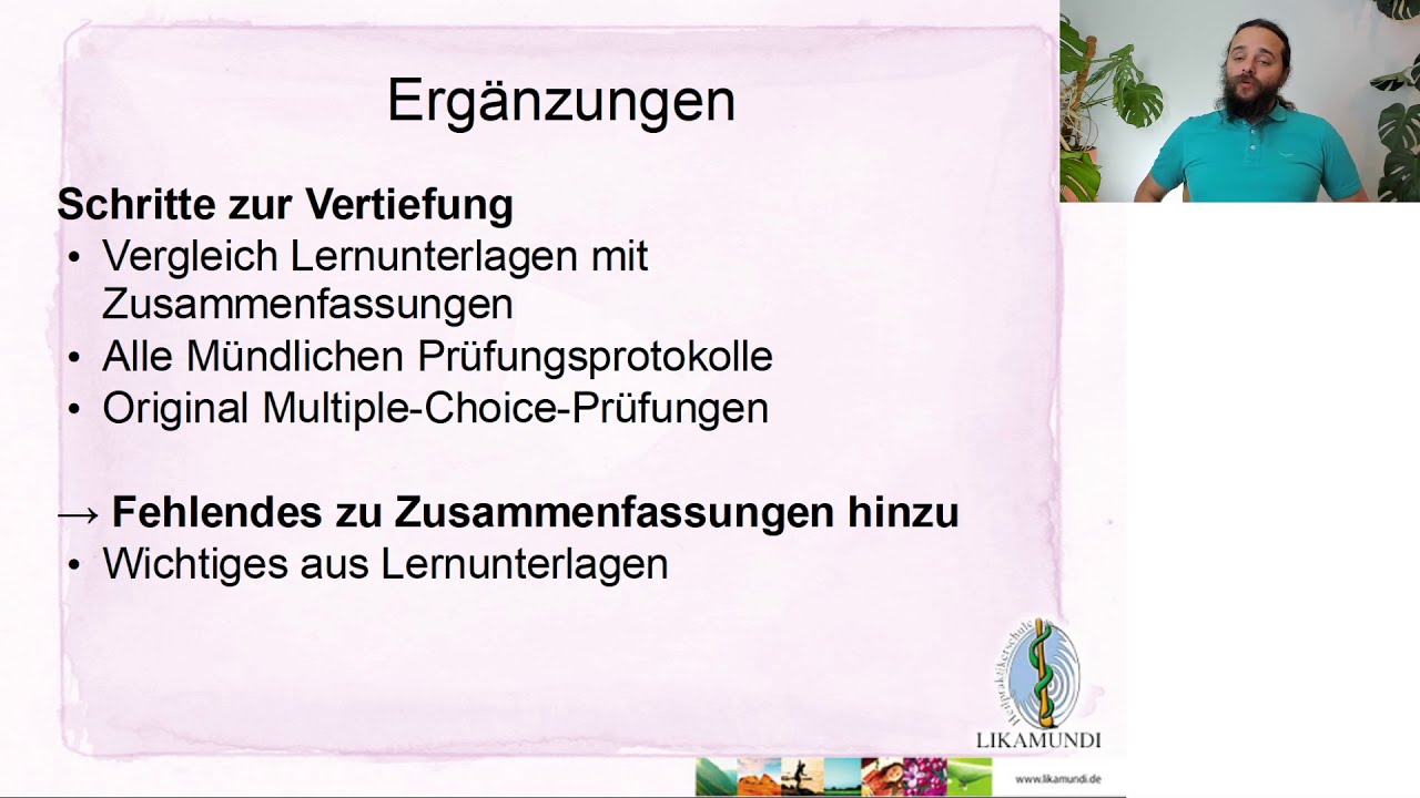 Wiederholung aller Themen für die Heilpraktiker für Psychotherapie Prüfung