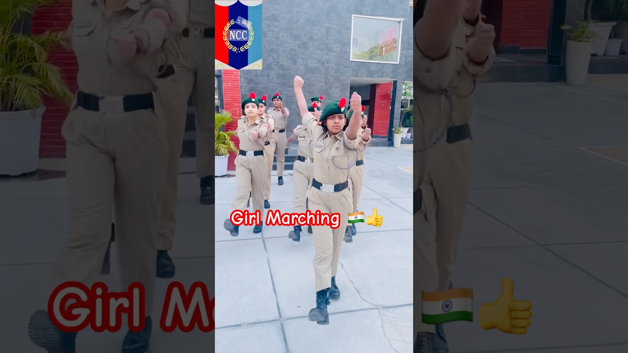 Prade Marching | JD/JW Cadets 🇮🇳❤️🫡 #ncc #trending #shortvideo #shorts #army #drill #training