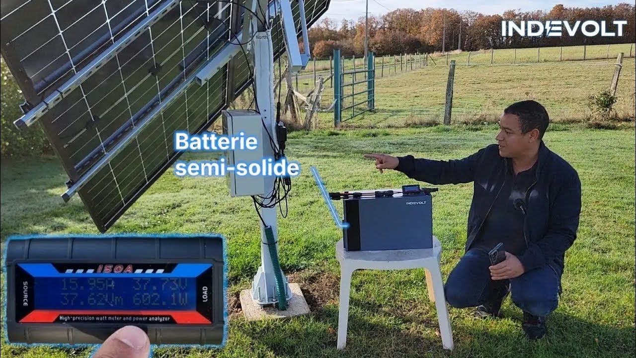 FIN du LFP classique ??? Voici la première batterie 🔌 semi-solide Indevolt SolidFlex 2000 🔋 !