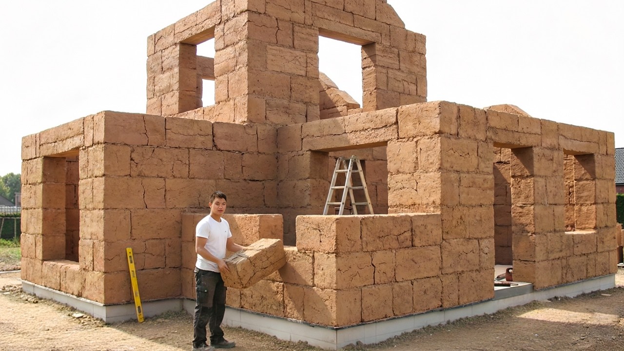 Building a Clay House After Heavy Rain | Can It Survive the Storm?