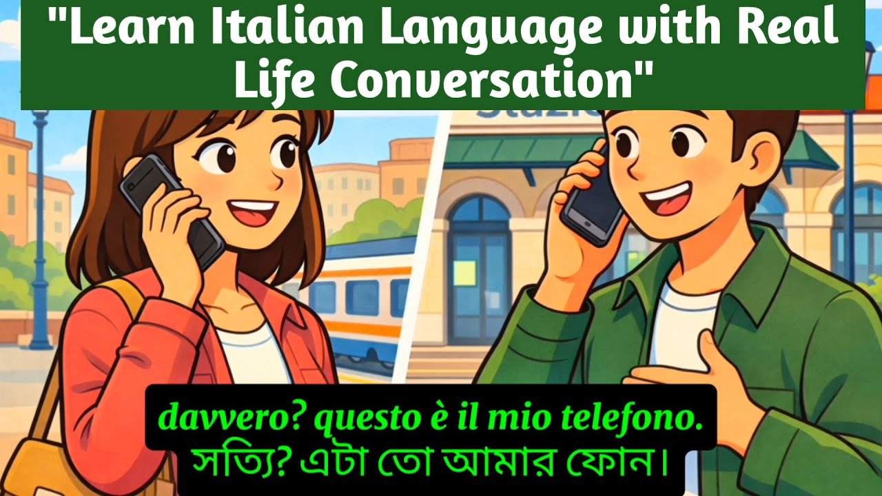 Italian Conversation for Beginners | Learn italian language with Subtitles|