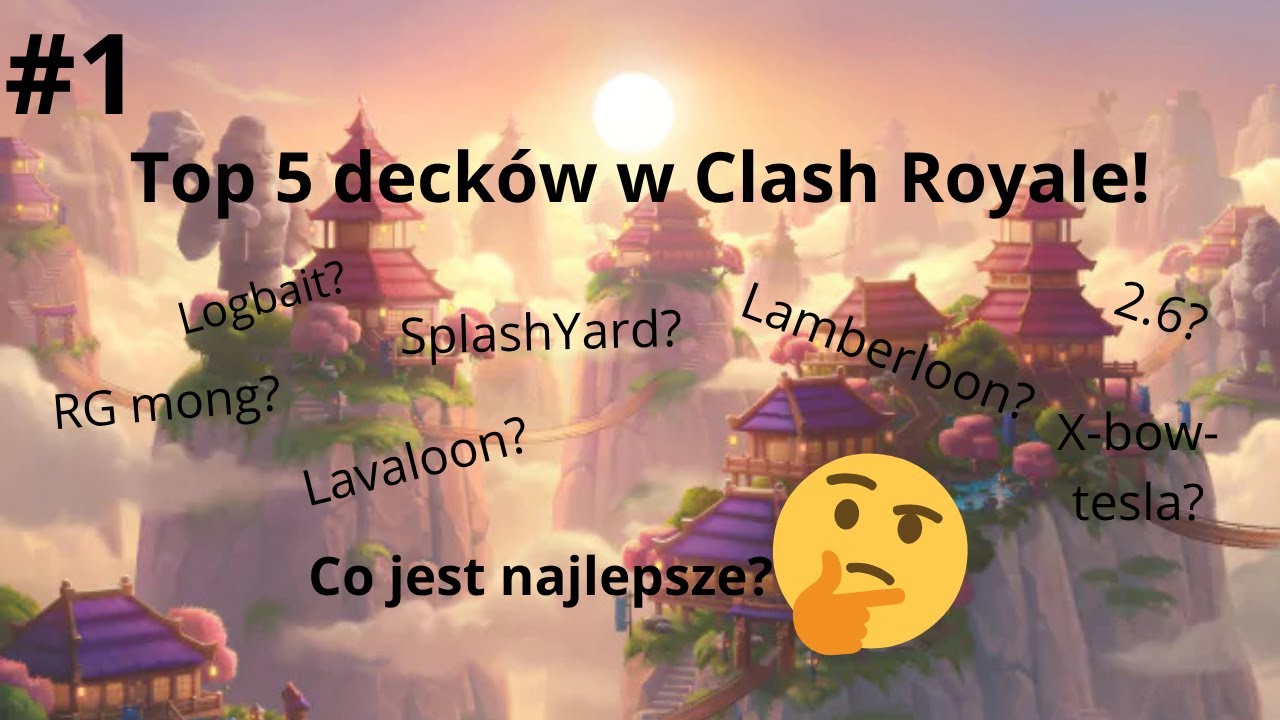 TOP 5 DECKÓW, KTÓRYMI ZDOMINUJESZ METĘ! | Clash Royale META 2025