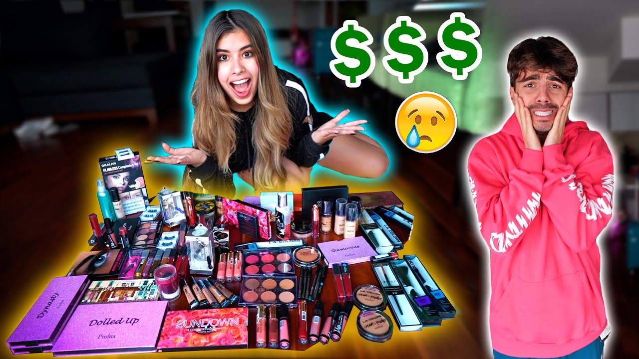 LE COMPRO A MI NOVIA TODO EL MAQUILLAJE QUE ELLA QUIERA!