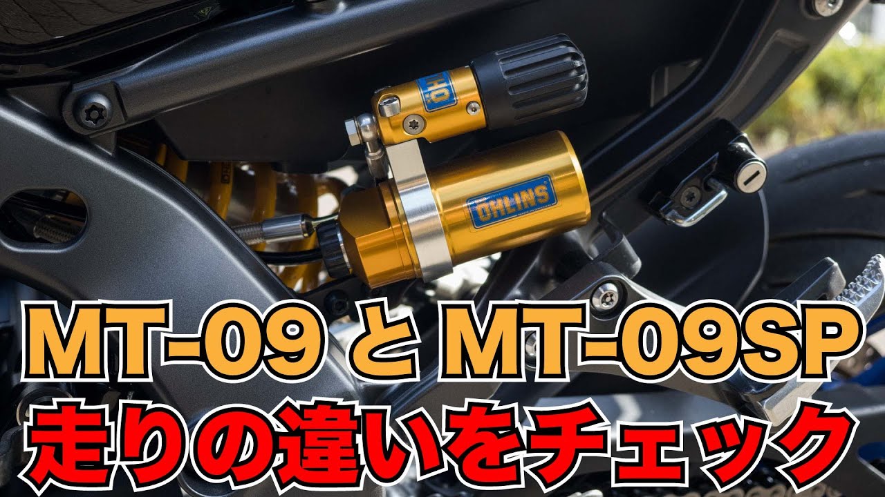 MT-09SP 試乗インプレッション MT-09との走りの違いはあるか？サスペンションセッティングをを試して比較