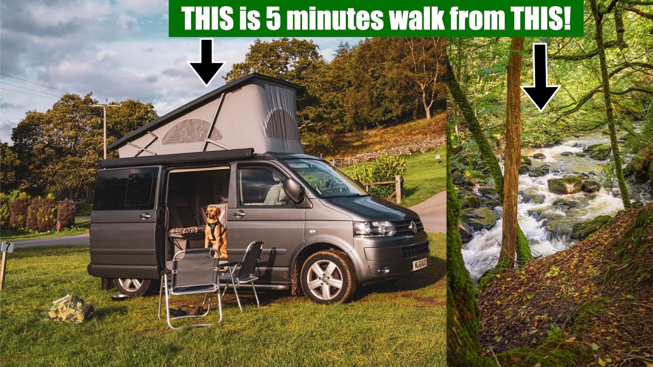 Waterfalls next to Torrent walk campsite in Wales!