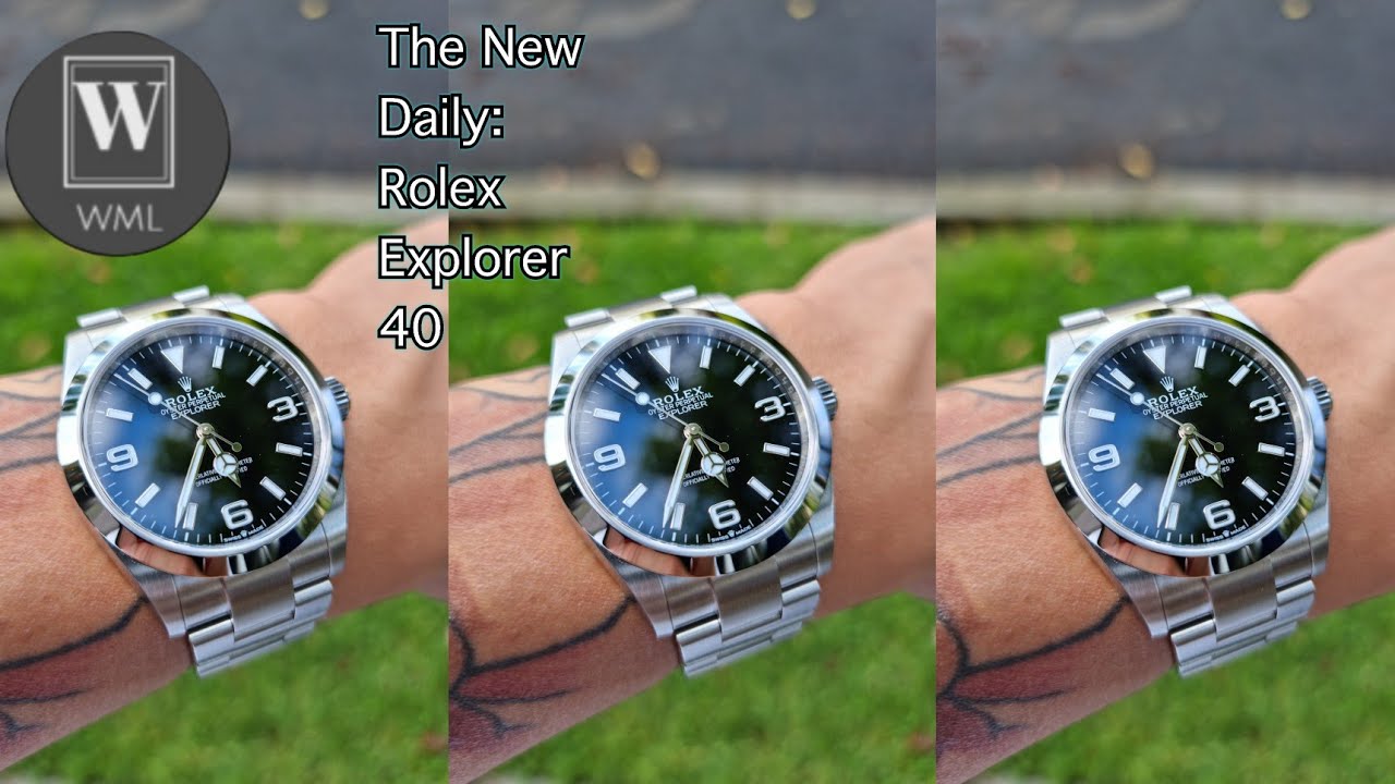 Новые ежедневные часы: Rolex Explorer 40MM 2024 года