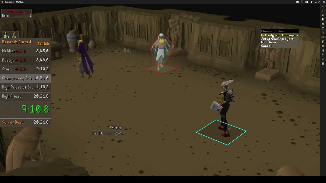 Beneath Cursed Sands in 21:15.0