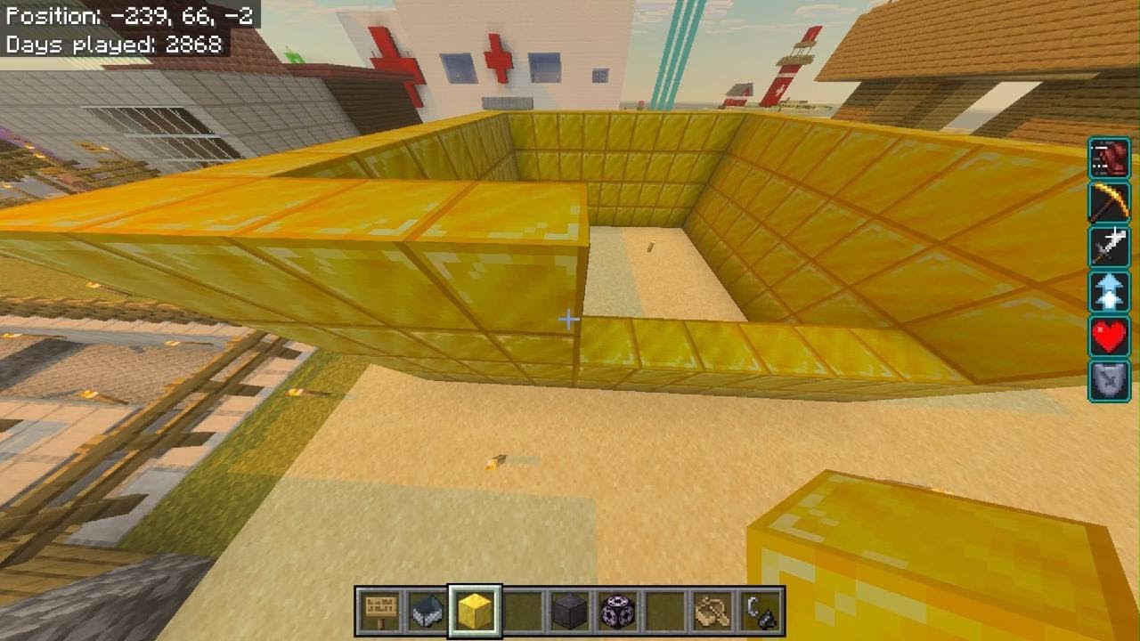 Minecraft green world.