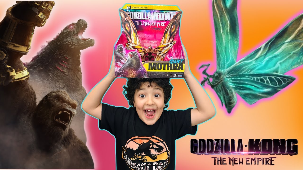 ЭМИН РАСПАКОВЫВАЕТ Godzilla x Kong GIANT MOTHRA | Игрушки Godzilla из The New Empire