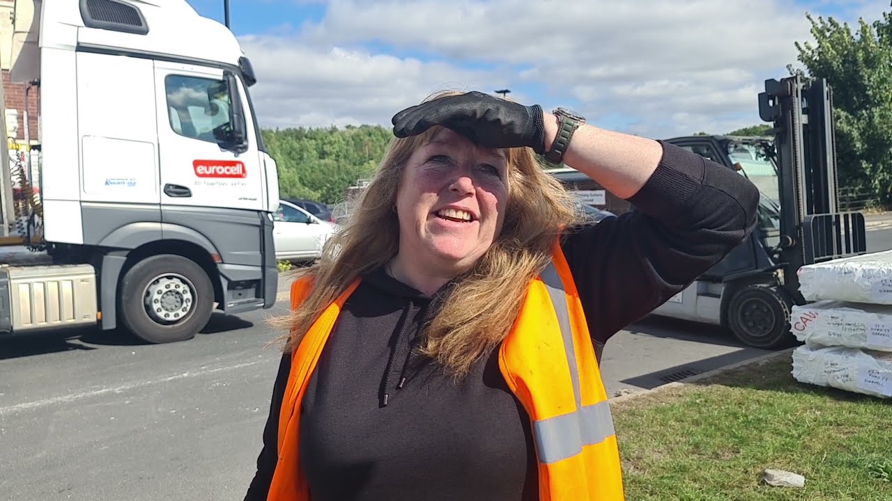 Awesome lady truck driver tells it as it is