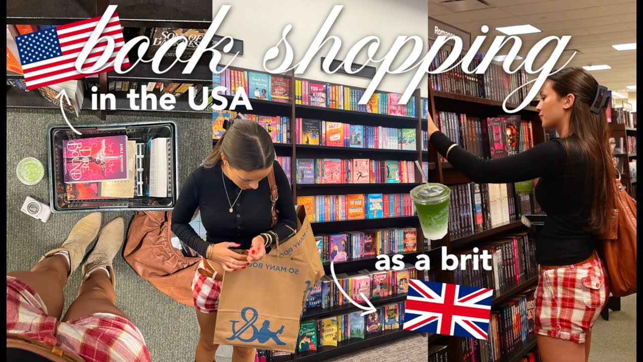 Видеоблог о книжных покупках в качестве британца в Америке🇺🇸📚 + огромный улов!!🛍
