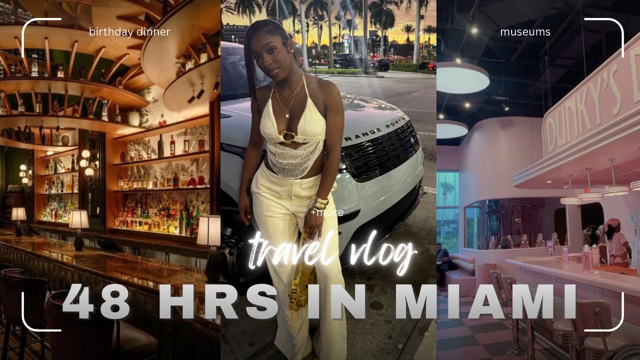 48 HRS IN MIAMI : WKND VLOG | maintence, packing, gender reveal +more 🌴🌤️💗