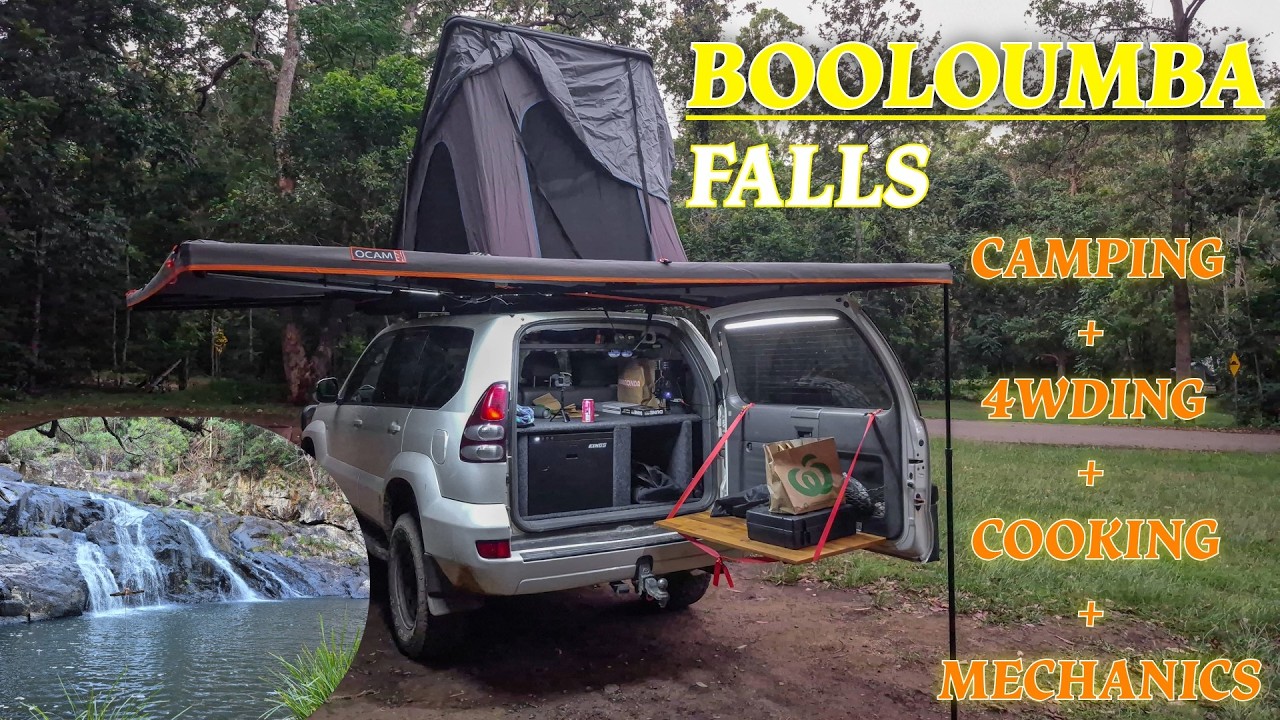 Booloumba Falls - CAMPING 4WDING COOKING + Bush Mechanics!!
