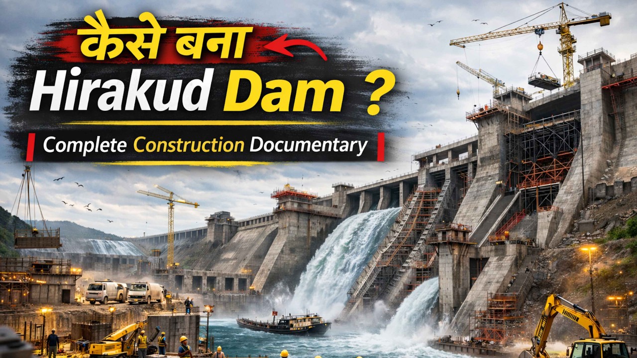 नेहरू का पहला मेगा प्रोजेक्ट | कैसे बना Hirakud Dam | Complete Construction Documentary