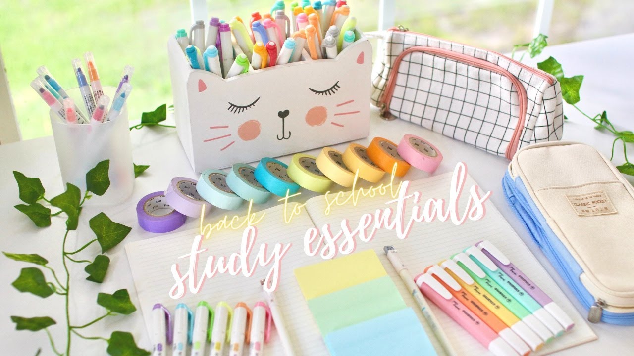 My must-have back to school essentials ✨📝