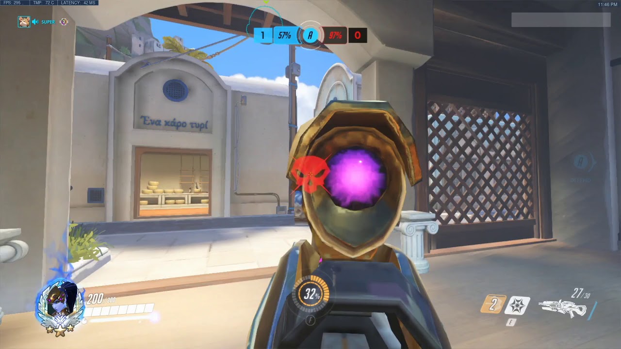 KABAJI TOP 500 WIDOW! 34 ELIMS! [ OVERWATCH SEASON 21 TOP 500 ]