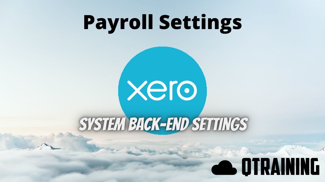 Xero | Как настроить и изменить параметры расчета заработной платы