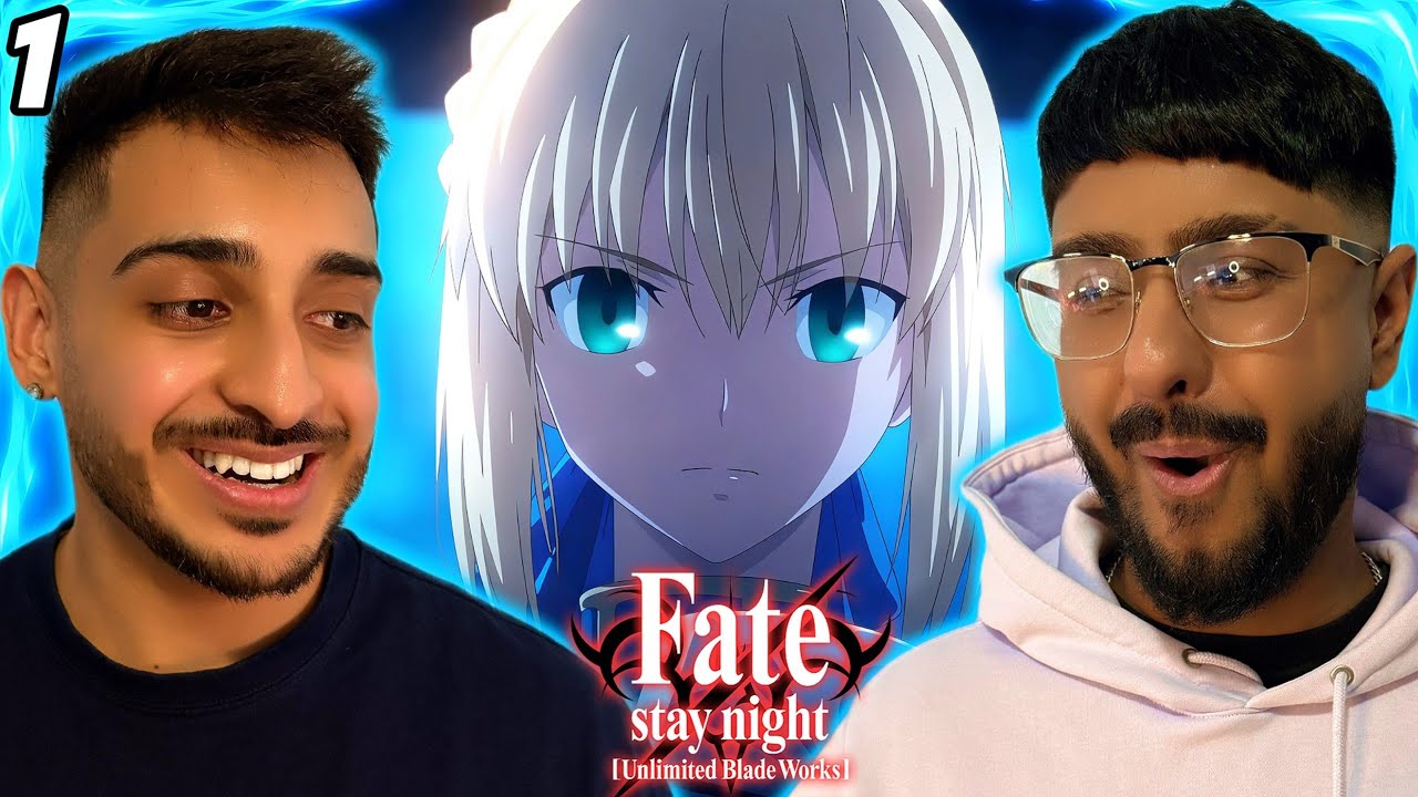 SABER'S BACK!! | Fate/stay night: Unlimited Blade Works Episode 1 REACTION