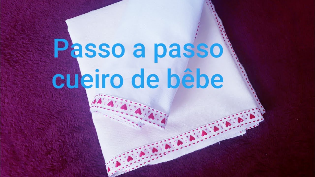 Passo a passo cueiro para bêbe/manta flanelada #enxovaldebebe