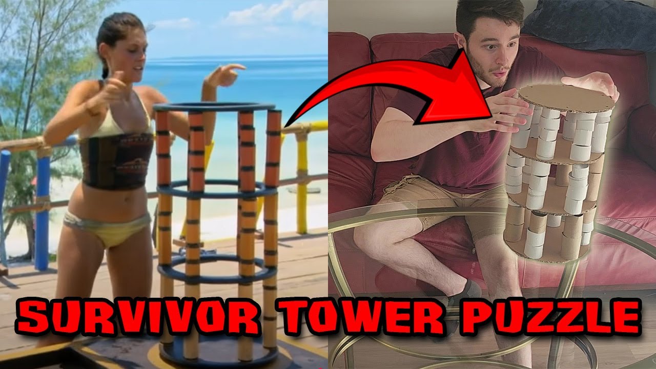 I built a DIY Survivor tower puzzle!